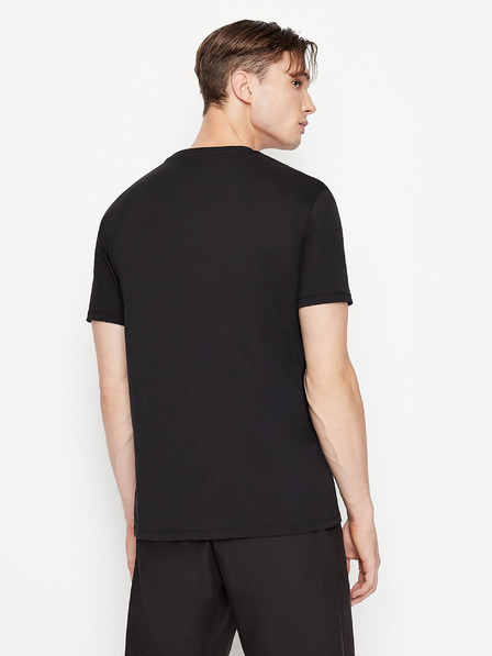 Armani Exchange Črna moška majica Armani Exchange