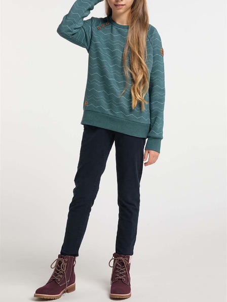 Ragwear bencinska dekliška majica z vzorcem Ragwear Darinka Chevron