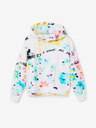 Desigual Desigual Flores bela dekliška cvetlična jopa s kapuco