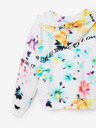 Desigual Desigual Flores bela dekliška cvetlična jopa s kapuco