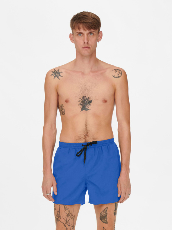 ONLY & SONS Modre moške kopalke ONLY & SONS Ted