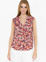 CAMAIEU Rdeča cvetlična bluza CAMAIEU