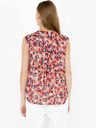 CAMAIEU Rdeča cvetlična bluza CAMAIEU
