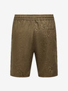 ONLY & SONS Rjave moške lanene kratke hlače ONLY & SONS Linus