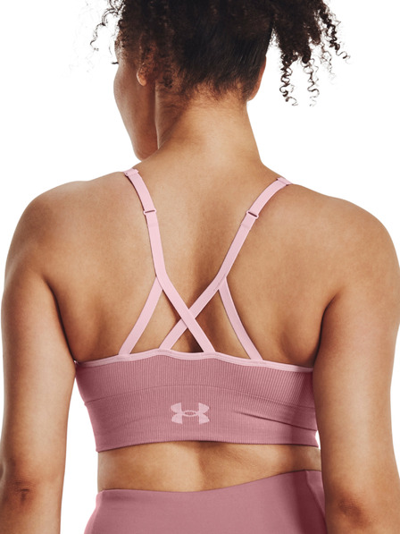 Under Armour UA Seamless Low Long Rib Športni Modrček