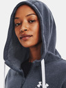 Under Armour Rival Fleece FZ Hoodie-GRY Pulover