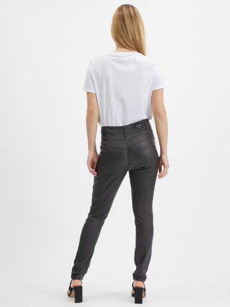 Orsay Temno sive ženske skinny fit hlače ORSAY