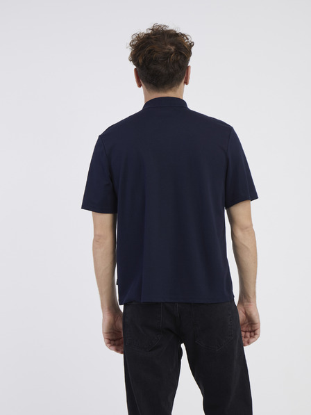 Jack & Jones Temno modra moška polo majica Jack & Jones Blamatt