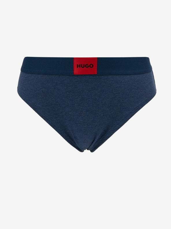 HUGO HUGO Temno modre ženske hlačke