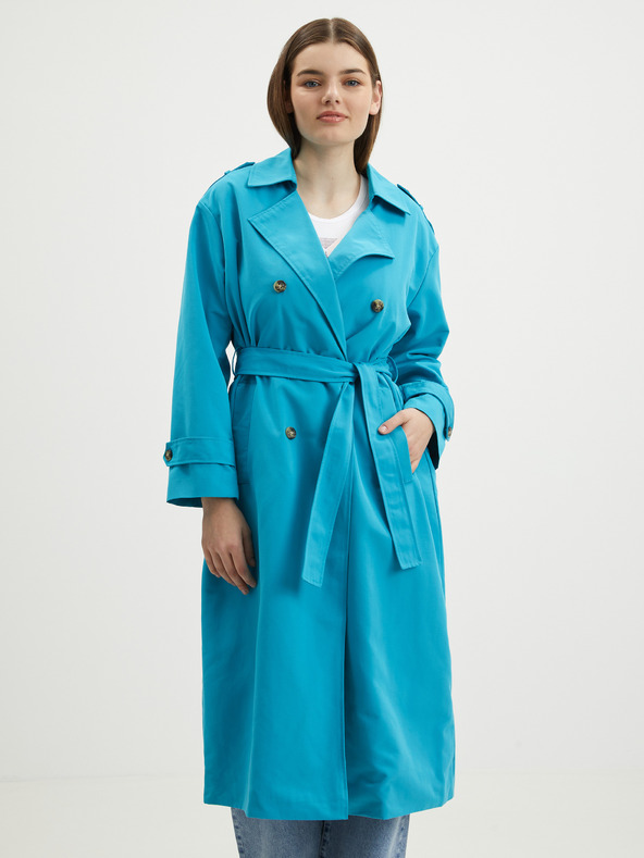 Vero Moda Modri ženski plašč VERO MODA Chloe