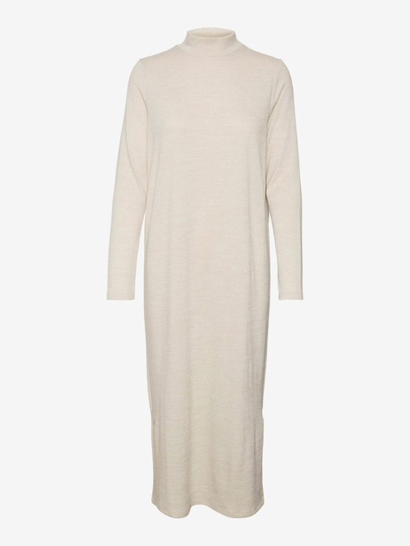 Vero Moda Beige VERO MODA Katie ženska pulover obleka
