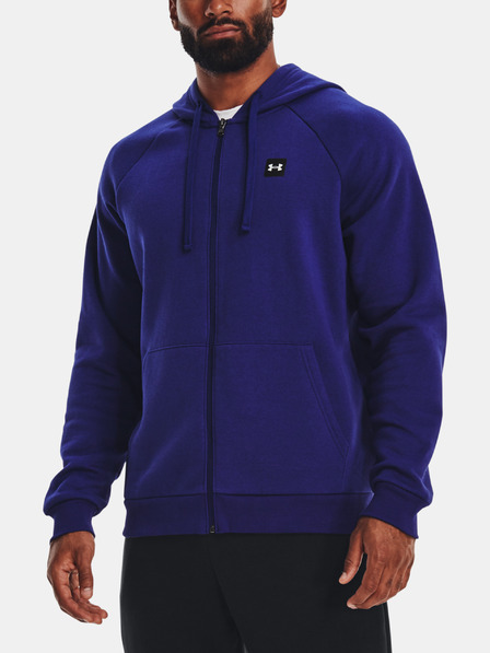 Under Armour UA Rival Fleece FZ Hoodie-BLU Pulover