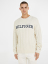 Tommy Hilfiger Cable Monotype Crew Neck Pulover