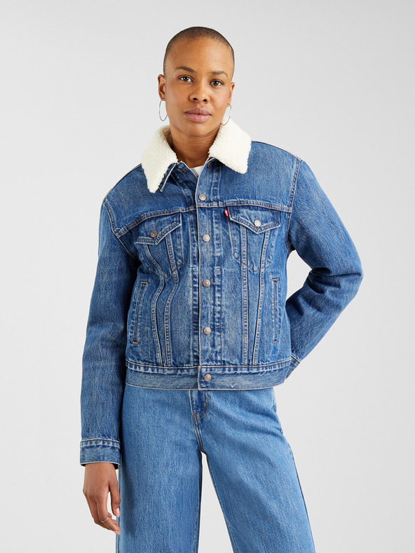 Levi's® Levi's® 3 v 1 Trucker Modra ženska džins jakna