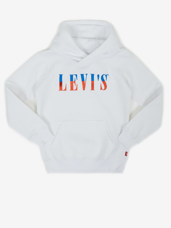 Levi's® Bela dekliška jopa s kapuco Levi's®