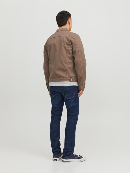 Jack & Jones Temno modre moške kavbojke tankega kroja Jack & Jones Glenn