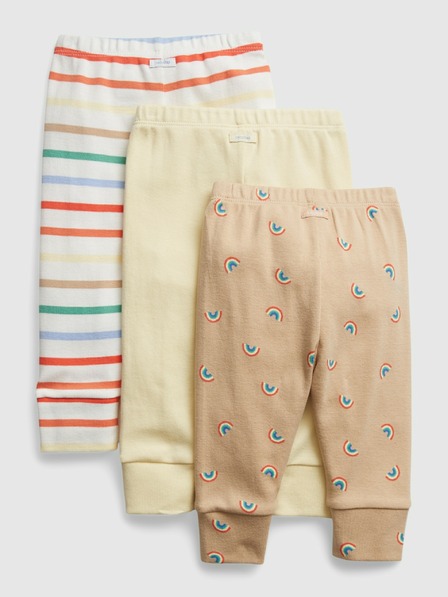 GAP Baby bombažne hlače, 3 kosi GAP