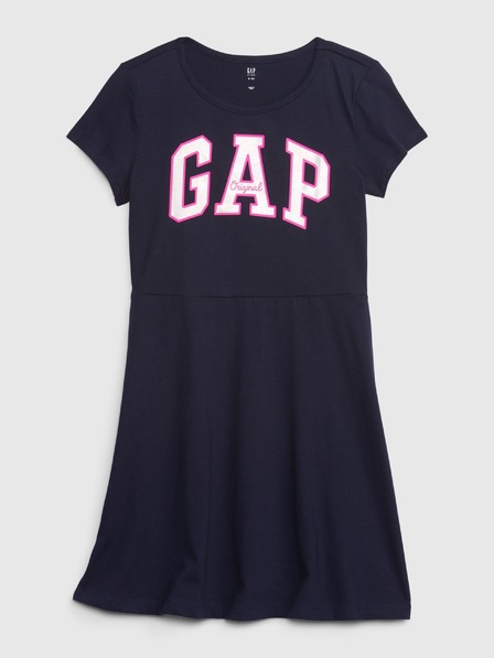 GAP Otroška obleka z logotipom GAP