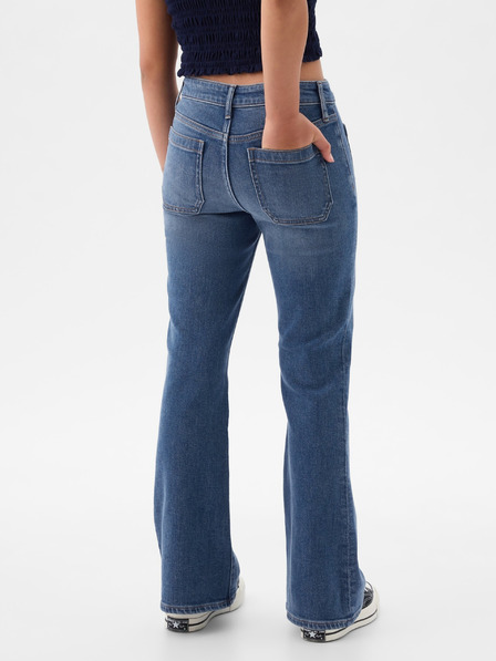 GAP Otroške jeans hlače flare z visokim pasom GAP