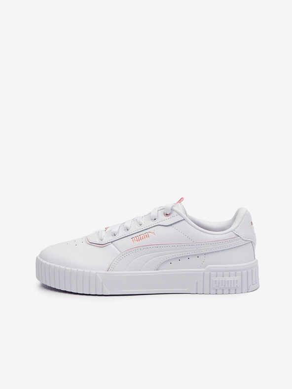 Puma Puma Carina 2.0 Lux Bele ženske usnjene superge