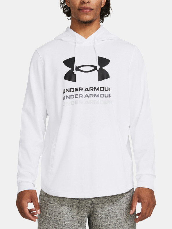 Under Armour Moški pulover Under Armour UA Rival Terry Graphic Hood