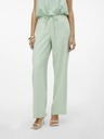 Vero Moda Svetlo zelene ženske hlače s širokimi nogavicami by VERO MODA Carmen