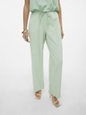 Vero Moda Svetlo zelene ženske hlače s širokimi nogavicami by VERO MODA Carmen