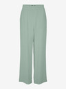 Vero Moda Svetlo zelene ženske hlače s širokimi nogavicami by VERO MODA Carmen