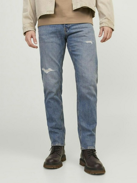 Jack & Jones Modre moške kavbojke zoženega kroja Jack & Jones Mike