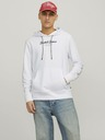 Jack & Jones Bela moška jopa s kapuco Jack & Jones Henry