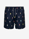 ONLY & SONS Temno modre moške vzorčaste kopalke ONLY & SONS Ted
