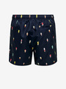 ONLY & SONS Temno modre moške vzorčaste kopalke ONLY & SONS Ted