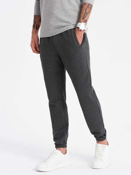 Ombre Clothing Temno sive moške hlače Ombre Clothing CARROT