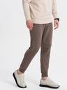 Ombre Clothing Rjave moške tovorne hlače Ombre Clothing