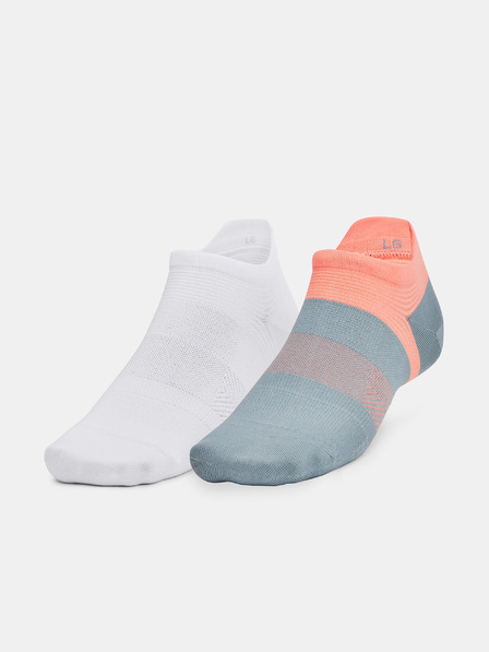 Under Armour Unisex nogavice Under Armour UA AD Run Lite 2pk NS Tab