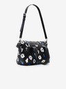 Desigual Črna ženska torbica Desigual Margy Loverty 2.0 Floral