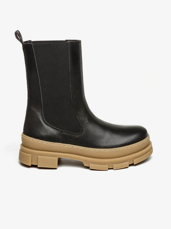 Steve Madden Črni usnjeni čevlji Steve Madden Filina