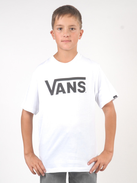 Vans Otroška majica s kratkimi rokavi Vans CLASSIC bela/črna - bela