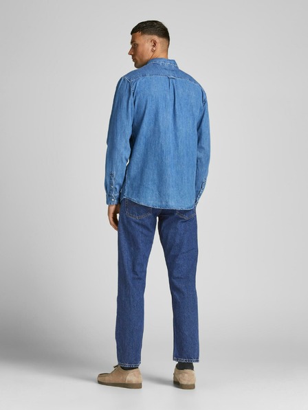 Jack & Jones Modre ravne kavbojke Jack & Jones Chris
