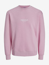 Jack & Jones Svetlo roza moška jopa s kapuco Jack & Jones Vesterbro