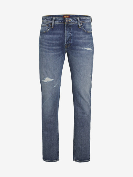 Jack & Jones Modre moške kavbojke ravnega kroja Jack & Jones Mike