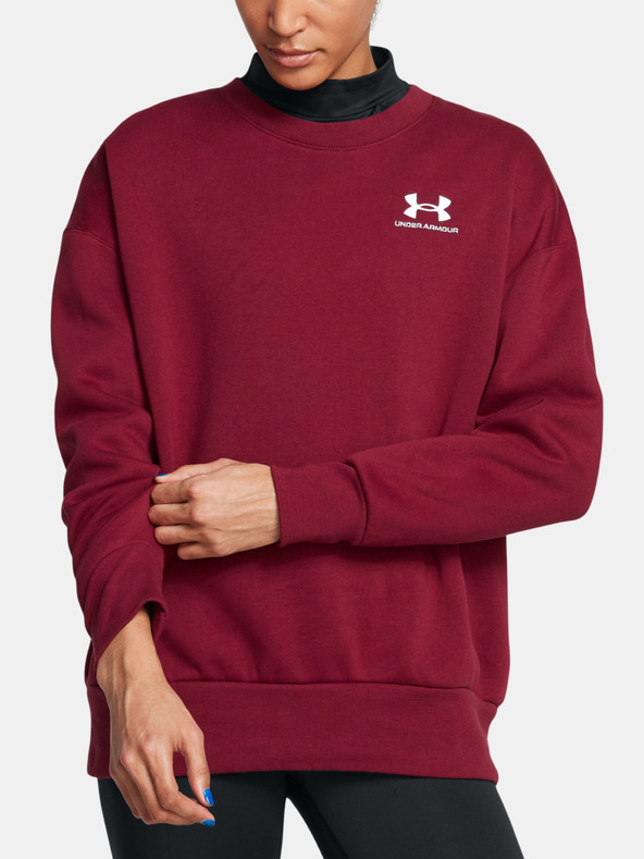 Under Armour UA Icon Fleece OS Crew Pulover