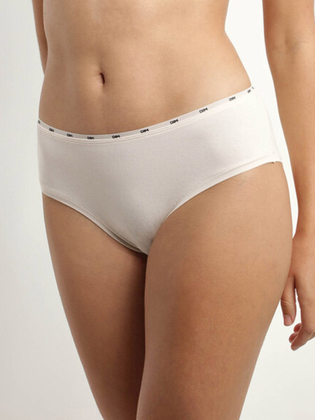 DIM Kremne ženske hlače Dim Icons Midi Panties
