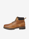Jack & Jones Rjavi moški usnjeni gležnjarji Jack & Jones Queens