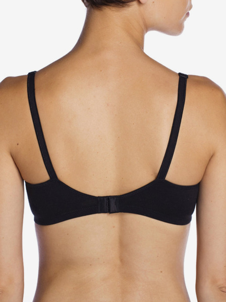 Bellinda Črn ženski modrček Bellinda COTTON BRA