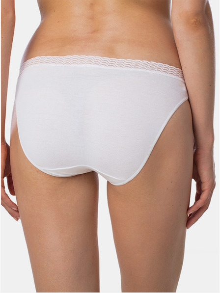 Bellinda Bele ženske hlače s čipko Bellinda FANCY COTTON MINISLIP