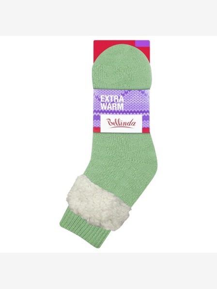Bellinda Vijolične ženske nogavice BELLINDA Extra Warm
