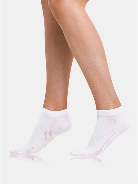 Bellinda Bele ženske gležnjarske nogavice Bellinda BAMBUS AIR LADIES IN-SHOE SOCKS