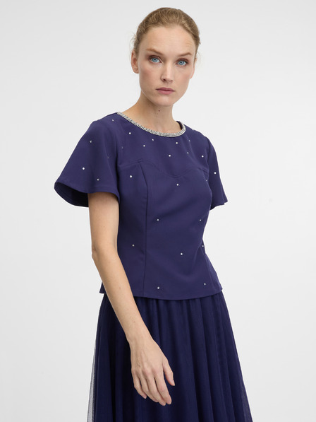 Orsay Temno modra ženska bluza ORSAY
