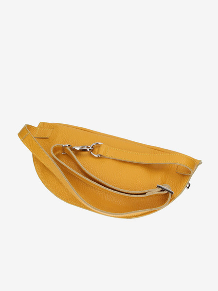 Elega Rumena ženska torbica ELEGA Cammie Leather Kidney